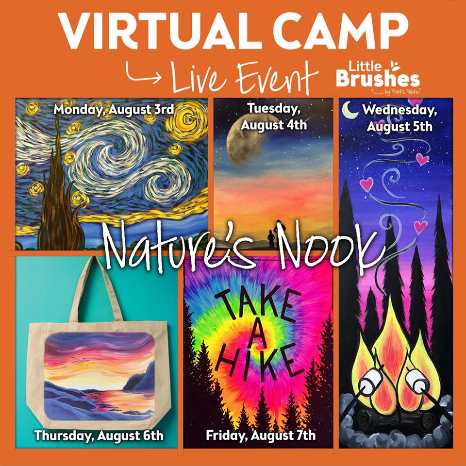 Nature's Nook All Week Virtual Summer Camp Live or On Demand